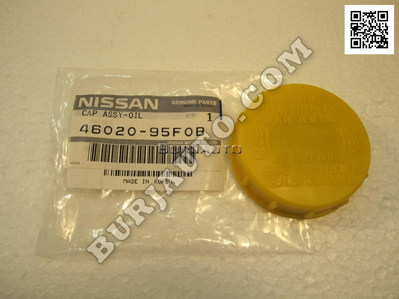 4602095F0B NISSAN Cap assy-oil
