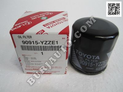 90915YZZE1 TOYOTA FILTER, OIL