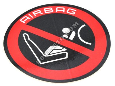 74598YC010 TOYOTA LABEL PASSENGR A/BAG