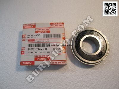 8981897430 ISUZU BEARING; MAINSH