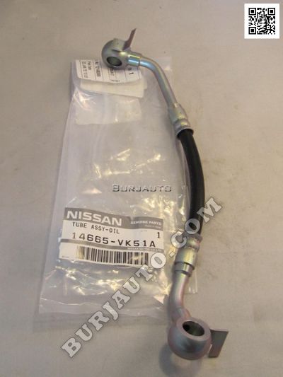 TUBE ASSY-OIL NISSAN 14665VK51A