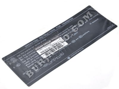 LABEL-TRANSFER NISSAN 9690833G05