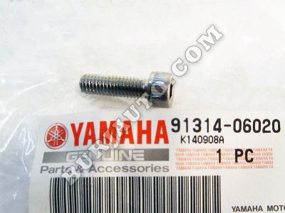 9131406020 YAMAHA BOLT, SOCKET HEAD