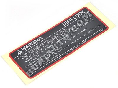 LABEL CAUTION Nissan 96908VB301