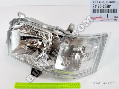 8117026801 TOYOTA UNIT ASSY, HEADLAMP,