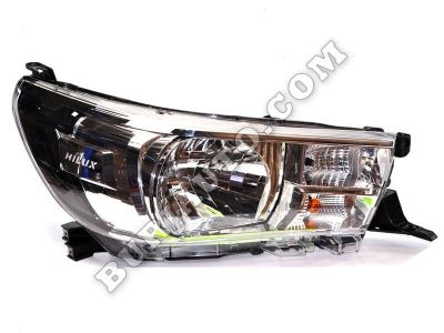 HEADLAMP ASSY RH TOYOTA 811100K660