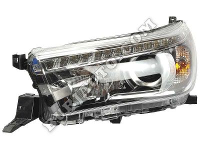 HEADLAMP ASSY, LH TOYOTA 811500K710