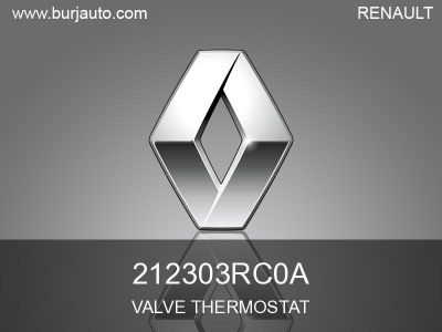 212303RC0A RENAULT VALVE THERMOSTAT