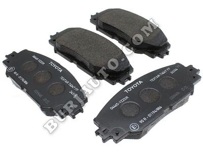 04465YZZDR TOYOTA PAD KIT, DISC BRAKE