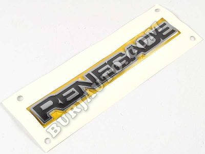 68267207AA MOPAR NAME PLATE NONE