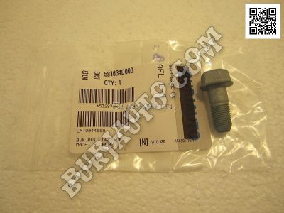 BOLT-GUIDE ROD KIA 581634D000