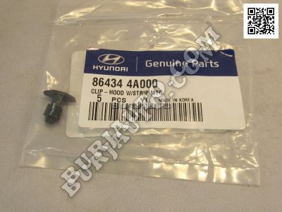 CLIP-HOOD W STRIP MTG KIA 864344A000