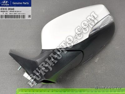 876103X040 HYUNDAI Mirror assy-o s rear view,lh