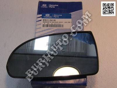 MIRROR AND HOLDER ASSY-O S RR VI HYUNDAI 876112H110