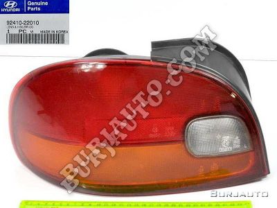 9241022010 HYUNDAI LENS AND HSG-REAR COMB LAMP,LH