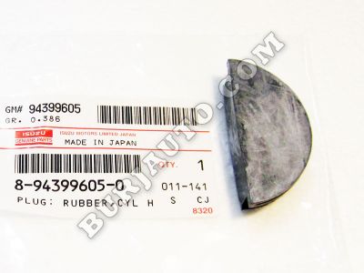 PLUG; RUBBER,CY ISUZU 8943996050