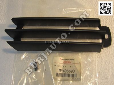 MR496690 MITSUBISHI GRILLE,FR BUMPER,RH