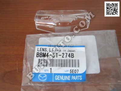 LENS, LICENCE LAMP MAZDA BBM451274B