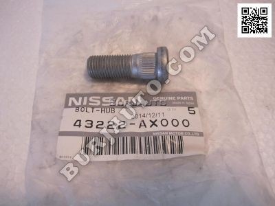 43222AX000 NISSAN BOLT-HUB