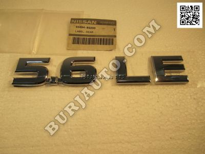 934948S200 NISSAN LABEL-RR