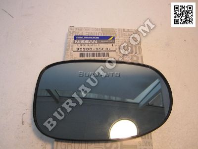 9636695F0L NISSAN MIRROR-GLASS,LH