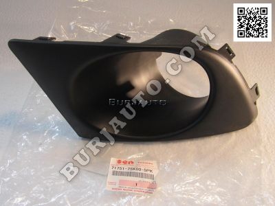 BEZEL,FR FOG LAMP,R SUZUKI 7175175K005PK