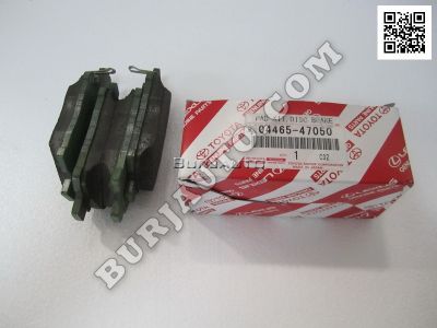 PAD KIT, DISC BRAKE TOYOTA 0446547050