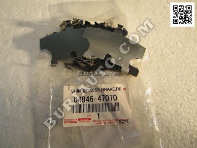 0494647070 TOYOTA SHIM KIT, ANTI SQUEAL