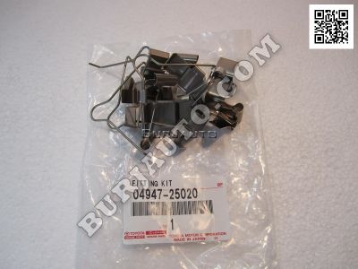 0494725020 TOYOTA FITTING KIT  DISC