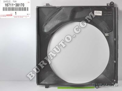 SHROUD, FAN Toyota 1671138170