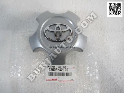 4260342120 TOYOTA ORNAMENT SUB-ASSY, WHEEL HUB