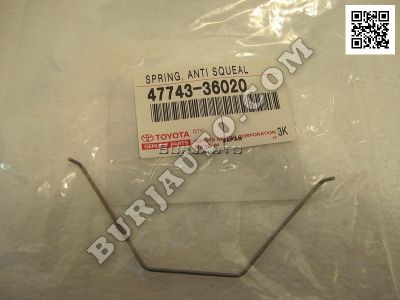 4774336020 TOYOTA Spring  anti squeal