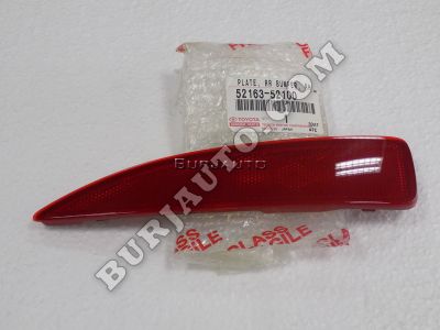 5216352100 TOYOTA PLATE RR BUMPER RH