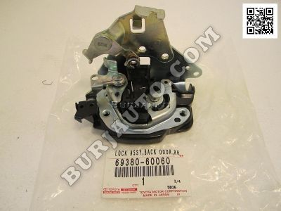 LOCK ASSY, BACK TOYOTA 6938060060