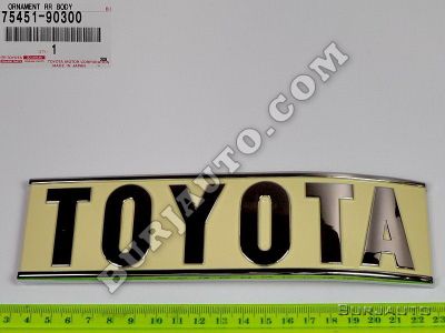 7545190300 TOYOTA ORNAMENT