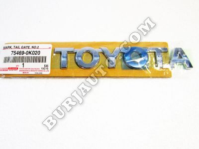 754690K020 TOYOTA MARK, TAIL GATE, NO.