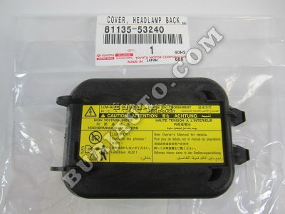 COVER HEADLAMP BACK Toyota 8113553240