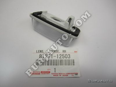 8127112503 TOYOTA LENS LICENSE RH