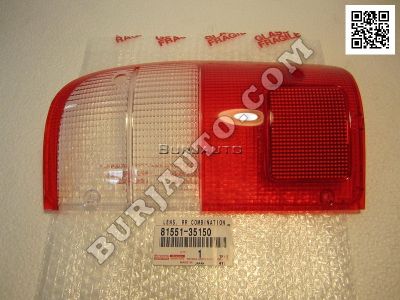 8155135150 TOYOTA LENS, RR COMBIN