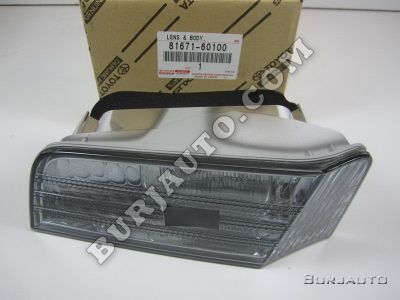 8167160100 TOYOTA LENS &AMP; BODY