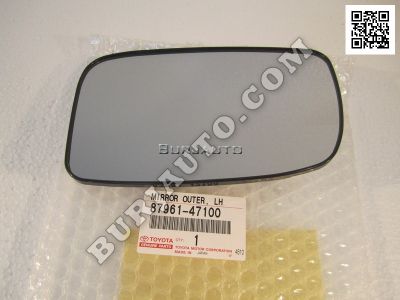 8796147100 TOYOTA MIRROR OUTER, LH