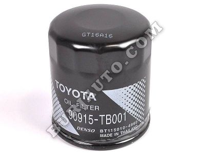 90915TB001 TOYOTA FILTER, OIL N=90915-YZZD2