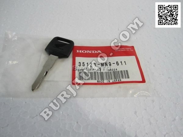 35121MN9611 HONDA Key blank no1